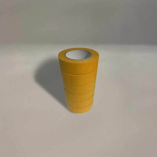 Automotive Yellow Tape | Pro Grade (6x Count)